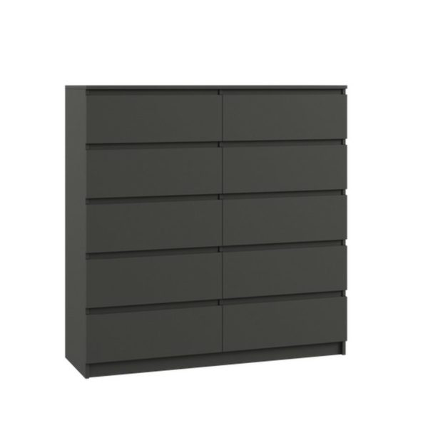 Купить Комод К10М "Мадера" (графит) в Бердске