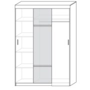 Купить Шкаф-купе 1,5м "Лотос" в Бердске - 2 Купить Шкаф-купе 1,5м "Лотос" в Бердске - 2